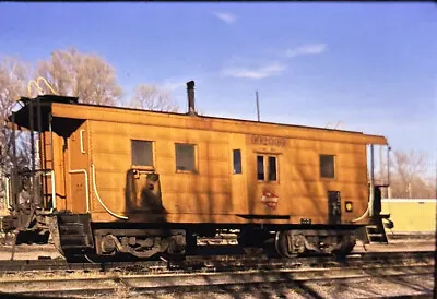 Vtg 35mm Slide Milwaukee Road Railroad Train Engine Caboose 902099 • $3.99