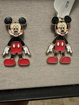 Disney X BAUBLEBAR Kissed Mickey Mouse 3D Drop Moveable Earrings-Valentines Day • $12.33