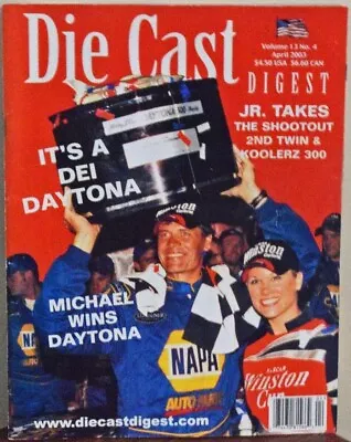 Michael Waltrip NASCAR April 2003 Die Cast Digest - Michael Wins Daytona 500 • $5.99