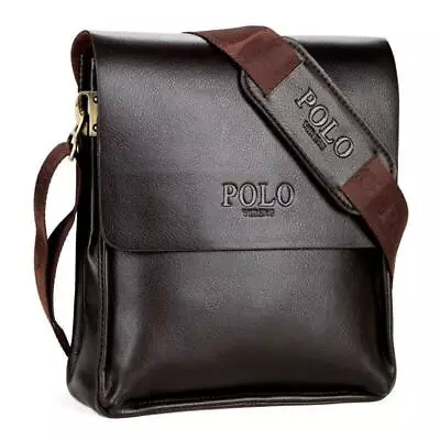 Shoulder Bag Luxury Vintage Men Briefcase Boy Waterproof Leather Business Style • $32.99