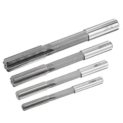 4pcs 3/8  5/8  1/2  3/4  Chucking Machine Reamer H7 HSS 6 Straight Flutes Cutter • $40.60