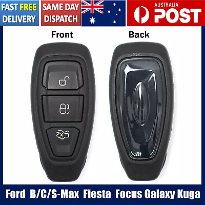 For Ford Remote Key Fob Shell 3 Button Car Replacement Focus Fiesta Mondeo C-Max • $10.39