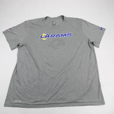 LA Rams Nike NFL On Field Dri-Fit Short Sleeve Shirt Men's Gray/Heather Used • $29.74