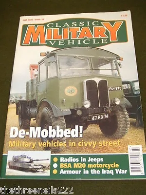 £6.99 • Buy Classic Military Vehicle - Bsa M20 Motorcycle - July 2003