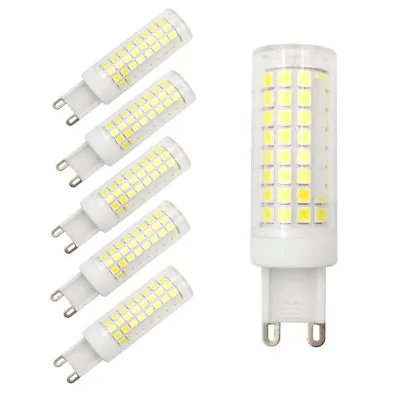 6pcs G9 Base Led Light Bulb 102-2835SMD LED 9W 110V 120V Ceramics Light White H • $14.99