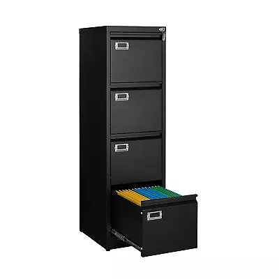 Steel Vertical File Cabinet With 4 Drawer And Lock • $242.99