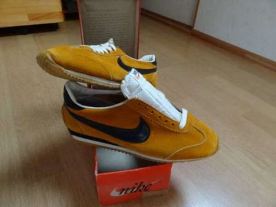 $7500 • Buy Nike Oceania Suede Gold X Black Made In Japan 1978 Vintage Men's Sneakers US8.5