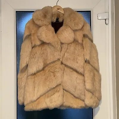 Vintage Fur Coat Size 10/ 12 From Korea Made With Rabbit Fur Used • $105.68