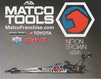 2021 Antron Brown AB Motorsports Matco Tools Top Fuel PRI Show NHRA Hero Card • $4.99