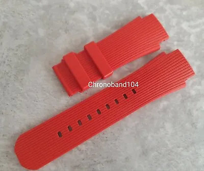 $157.92 • Buy Genuine OEM Clerc Hydroscaph Red Rubber Déployant Watch Strap Band UNUSED 