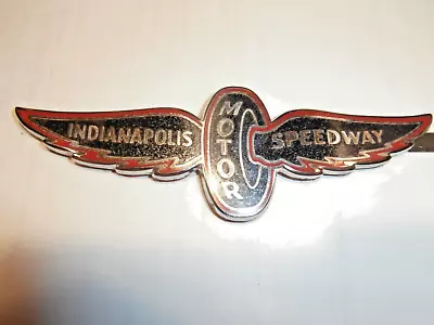 Indianapolis Motor Speedway Emblem Chrome GM OEM Original With Adhesive Intact • $50