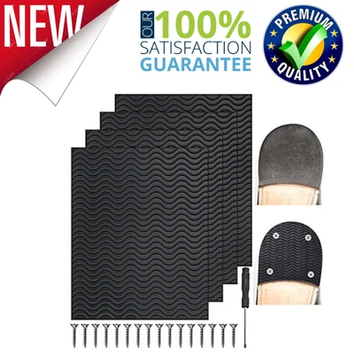 $14.86 • Buy Boot Heel Replacement 4 Pcs Adhesive Boot Heel Repair Kit For Boots Work Shoes