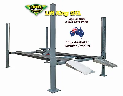 4 Post 'High-Lift' Movable Car Lift / Lift King 9XL Auto Service & Storage Hoist • $6245