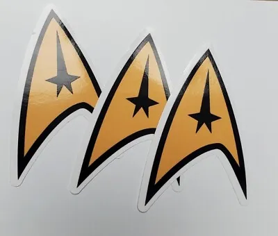 $12.34 • Buy Star Trek Stickers Decals 3 Pack Lot 