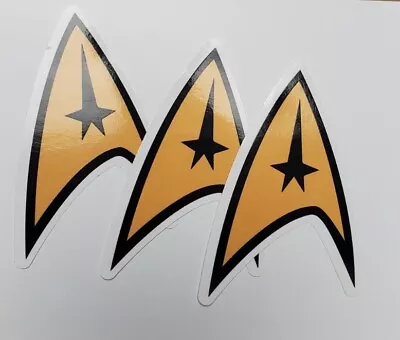 $12.34 • Buy Star Trek Stickers Decals 3 Pack Lot 