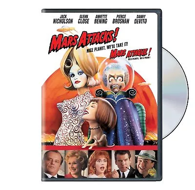 Mars Attacks! (DVD) Jack Nicholson Glenn Close Annette Bening Pierce Brosnan • $9.99