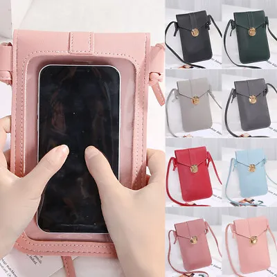 Women RFID Handbag Touch Screen Phone Bag Crossbody Bags RFID Anti Theft Purse • £5.89