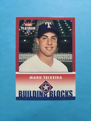 Mark Teixeira 2002 Fleer Platinum Baseball Card # 261 G3904 • $1.49