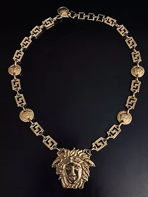 RARE! Vintage Gianni Versace Medusa Necklace/Belt • $1750