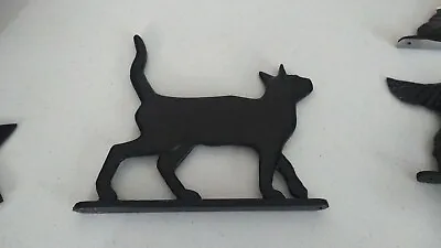 Mailbox Topper / OrnamentCAT STANDING Solid Aluminum Painted Black AS SHOWN • $43.95