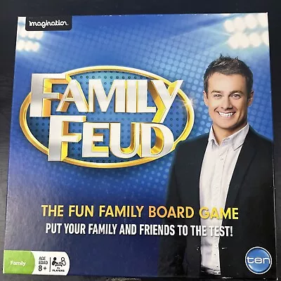 Family Feud Australia GRANT DENYER Board Game 3+ Player Ages 8+ GC Free Post • $24.99