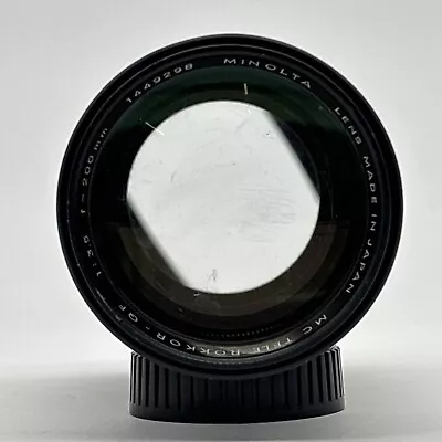 Minolta MC Tele Rokkor-QF 200mm F/3.5 Telephoto Lens Untested As-Is For Repair • $30