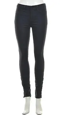 J Brand Trilogy Major Chrome Womens Jeans Size 24 Gray Skinny Denim Cotton • $24.99