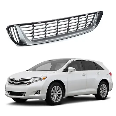 Front Bumper Lower Grille W/ Chrome Trim Grill Fit For Toyota Venza 2013-2016 • $35.99