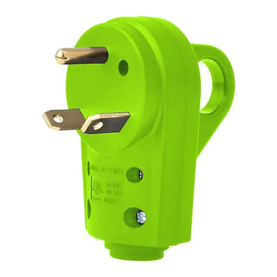 $11.99 • Buy Leisure 30 AMP RV Receptacle Plug Male End TT-30P Replacement Electrical Adapter