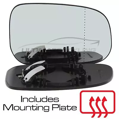 Wing Mirror Glass Volvo C30 Coupe 2006-2010 Heated Aspherical Drivers Side Right • $22.86