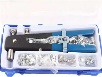 £17.10 • Buy 86PCS Threaded Nut Riveter Gun M3-M8 Insert Tool Riveter Rivnut Nutsert Kit NEW