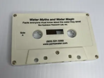 Water Myths And Water Magic Bio-Hydration Research Lab Penta Water Cassette Tape • $14.49