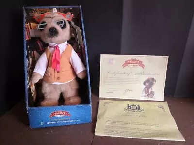 Compare The Meerkat Yakov Officials Product Certificate & Letter Soft Toy W/ Tag • £5.99
