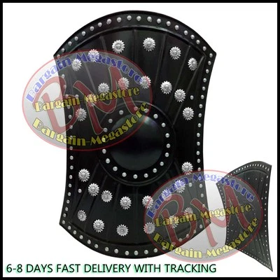 £31.75 • Buy Medieval Knights Shield Iron Steel Roman Greek Viking 300 Spartan Armor Shield