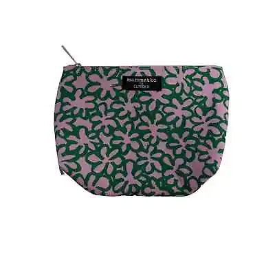 Marimekko For Clinique Medium Makeup Bag Toiletry Case Pink Floral • $11.99