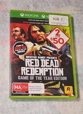 Red Dead Redemption Game Of The Year Edition - Xbox One & Xbox 360 - Complete  • $39.99
