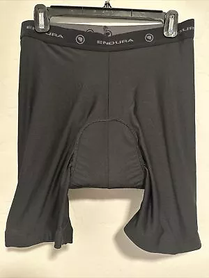 Endura Padded Liner Men Black Shorts Sz Large NWT • $45