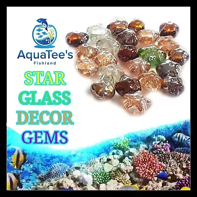 Fish Tank Decorations Glass Gem Marbles Decor Nano Accessories Star Starfish • $14.99