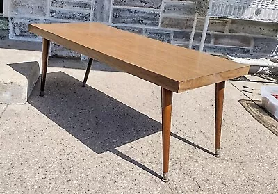 Vintage Mid Century MCM Woodgrain Laminate Coffee Table • $129.99