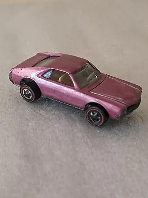 Vintage 1968 Hot Wheels Redline Custom AMX USA Plum Lavender • $24.99