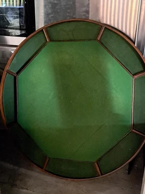 $300 • Buy Antique Card Table Top - Sits On Existing Table. Well Used But In Working Order.