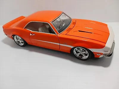 1:18 1968 Chevy Camaro Started As A Hot Wheels Team Baurtwell Customized • $90