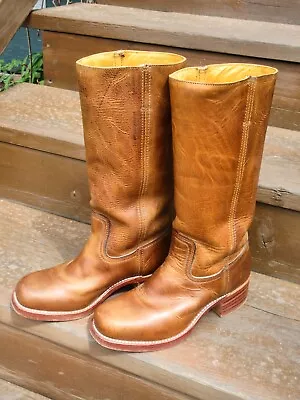 Frye Campus Boots- Women's Size 9M-Tan Square Toe Style 77050. • $201