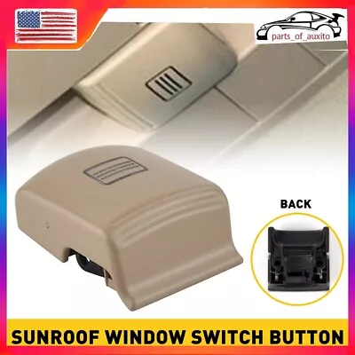 For Mercedes-Benz C Class Sunroof Window Switch Button Cover Cap Beige • $14.99