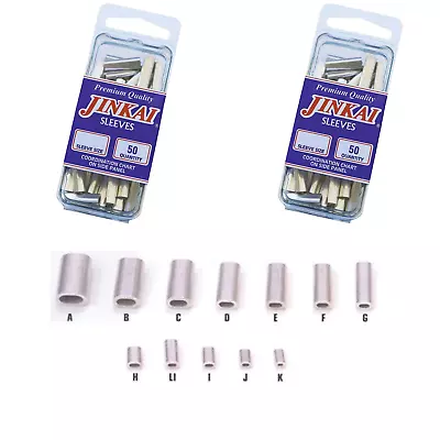 $8.49 • Buy Jinkai Crimp Sleeves 50 Pack