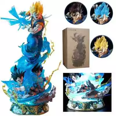 Dragon Ball Z Son Goku Vegeto Vegeta Statue 45cm DBZ Anime Model Action Figure • $218.31