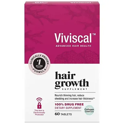 Viviscal HAIR GROWTH PROGRAM EXTRA STRENGTH DIETARY SUPPLEMENT 60 TABLETS • $48.98