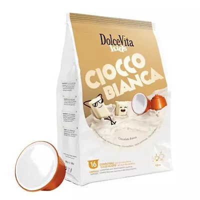 Dolce Gusto Dolce Vita WHITE CHOCOLATE  Cocoa Drink 16 Pods 1 Bag SHIPS FREE • $15.99