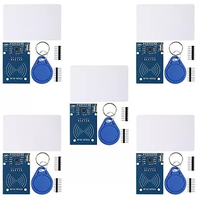 5PCS RFID Kit Mifare RC522 Reader Module RF IC Card Sensor Module With S50 Wh... • $19.72