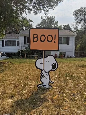 Boo Snoopy Halloween Yard Sign • $100